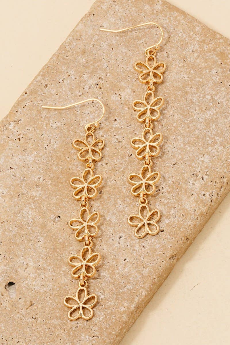 Flower Dangle Earrings