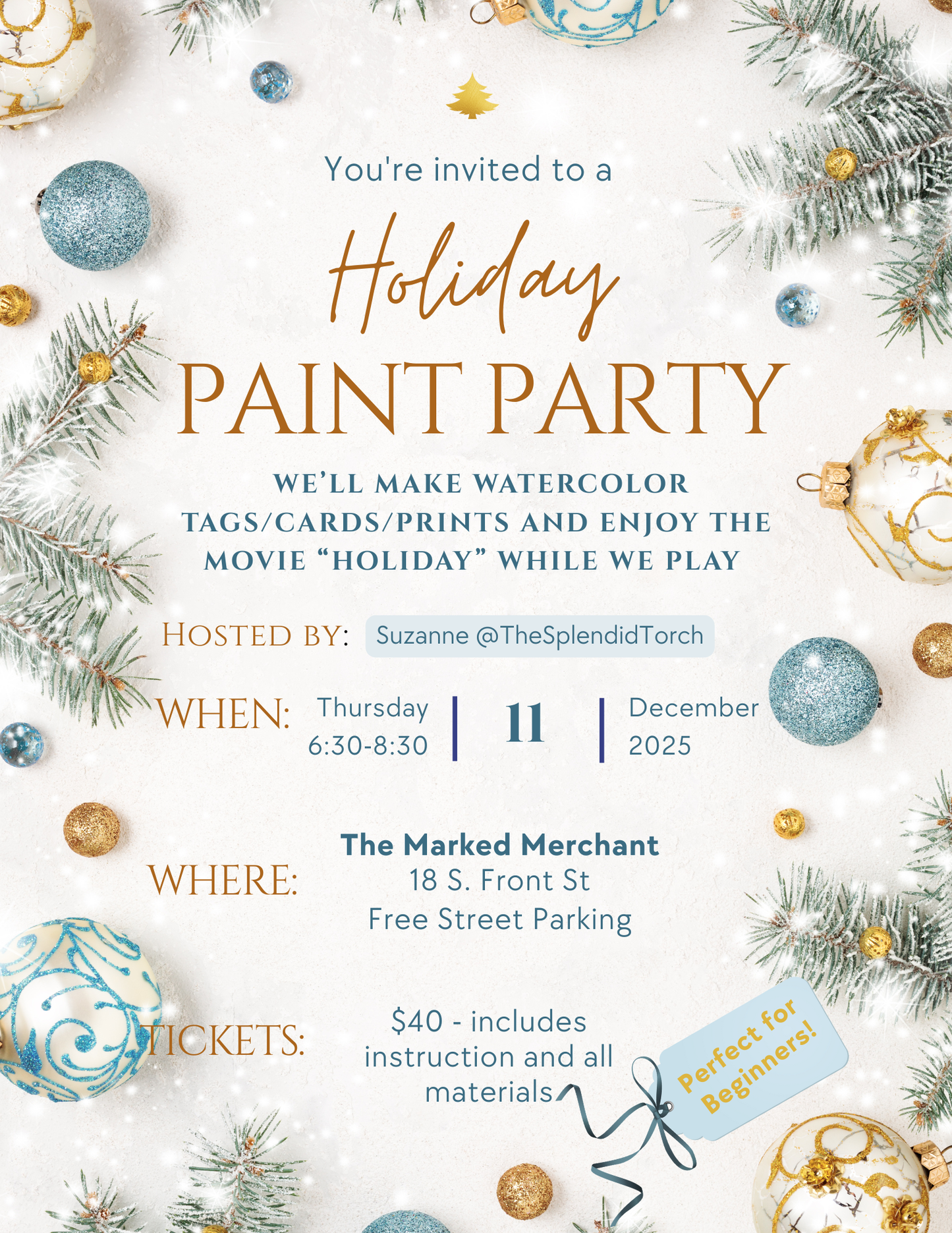 Watercolor Craft NIght